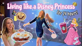 Living like a DISNEY PRINCESS for 24 Hours Challenge!!😱👑🧜🏻‍♀️🫧🏰 *HUGE SURPRISE!!🫢* | Rhia Official♡