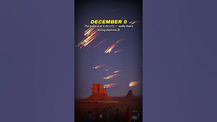 December 9 — Rare Monocerotids Meteor Shower! 🌠✨#space #universe #meteorshower #viral #science