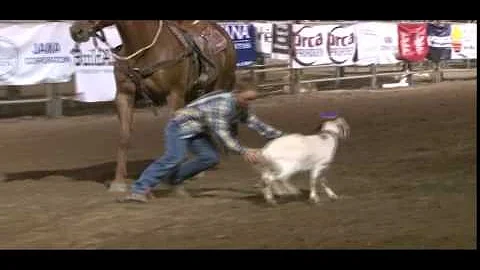Goat Tail untying Little Wrangler round one