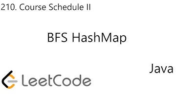 LeetCode 210 | Course Schedule II | HashMap BFS | Java