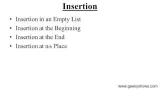 Insertion in Doubly Linked List (Hindi)