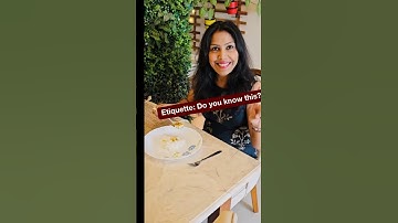 Dining Etiquette: How to eat rice with spoon & fork? #youtuber #shorts #etiquette #diningetiquette