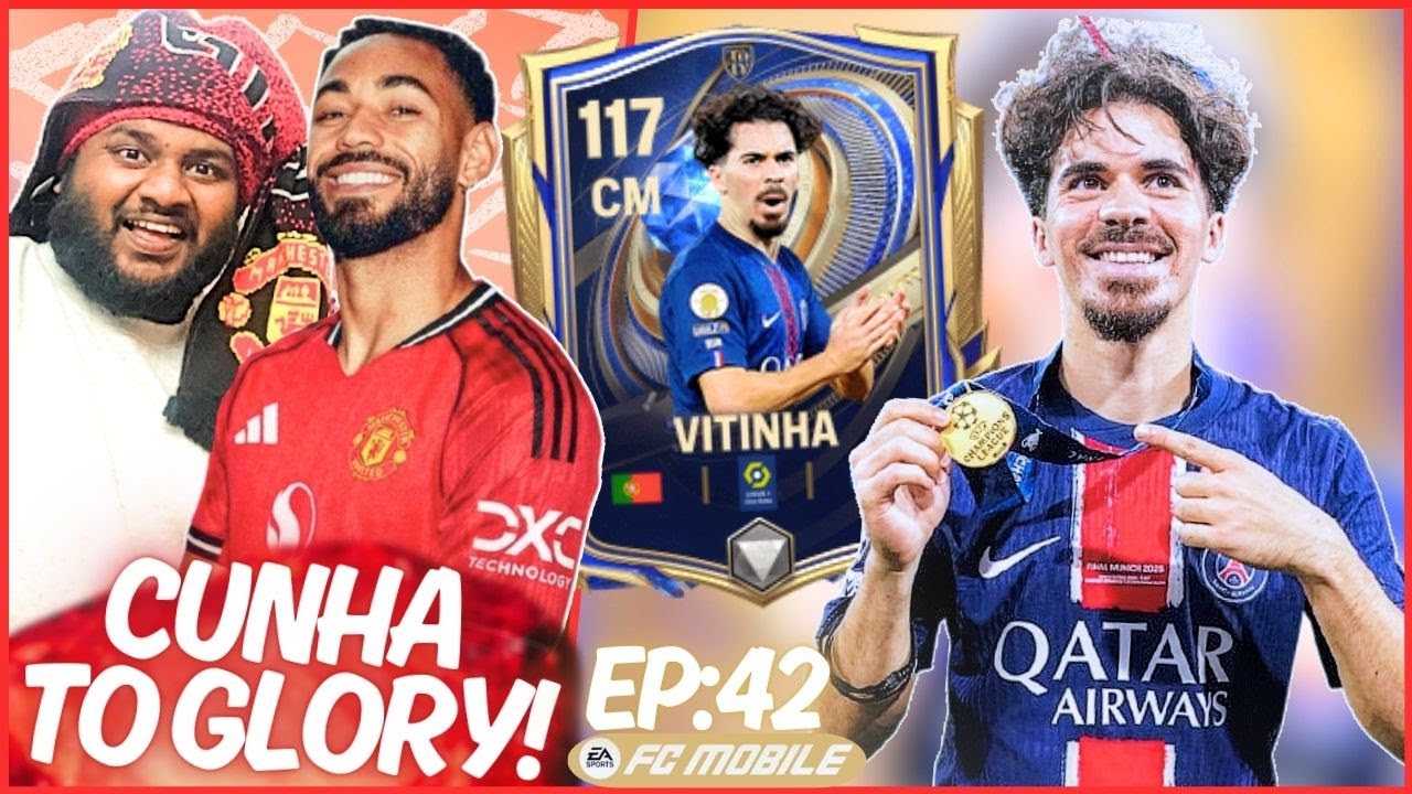 TOTY Vitinha 117 OVR CM Player Review | Cunha to Glory Episode: 42 | FC MOBILE
