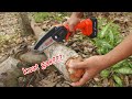 review dan tes gergaji chainsaw mini cordless  BULL BL504