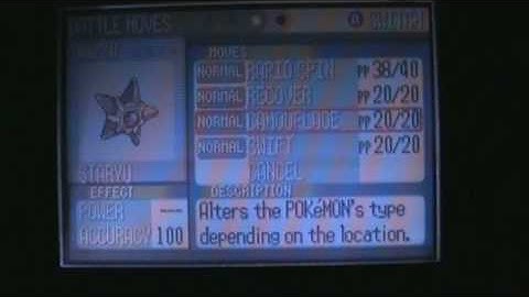 Pokemon Emerald/Ruby/Sapphire - How To Get Staryu