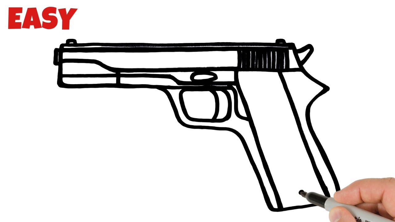 How to draw a gun