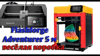 Flashforge Adventurer 5 м первый взгляд на весёлую коробку