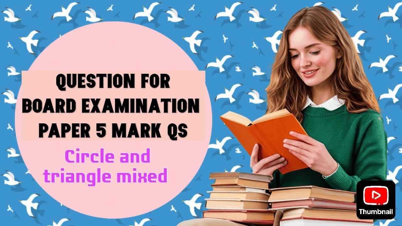 Class 10 maths circle and triangle mixed 