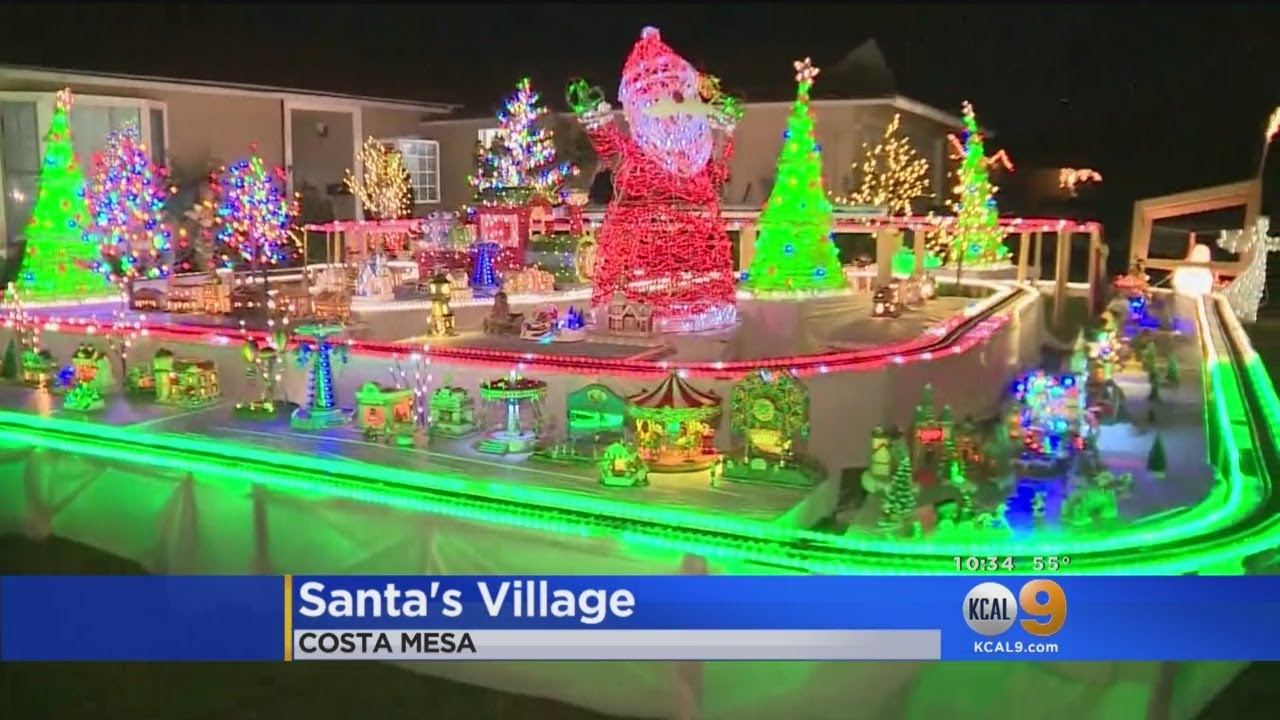 costa-mesa-man-builds-elaborate-stanta-s-village-on-front-yard-youtube