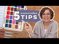 My 5 essential watercolor tips