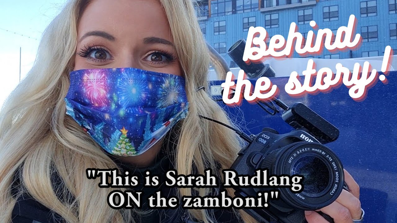 Overzealous news anchor chases down Zamboni