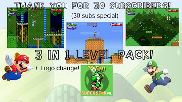 SMBX 1.4.3/1.4.4 | 3 in 1 level pack! | 30 subscriber special