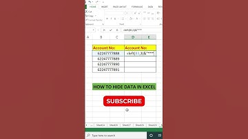 Hide sensitive data in excel | Muabi Design