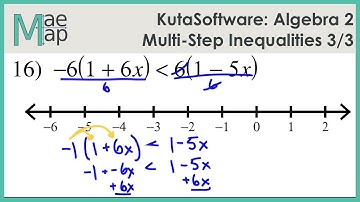 KutaSoftware: Algebra 2- Multi-Step Inequalities Part 3