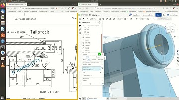 onshape CAD Tutorial | Lathe Tailstock - Part2 (body) | Amirul Dev