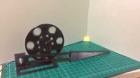 whitworth quick return mechanism in slow motion with glaive