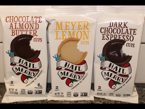 Hail Merry: Chocolate Almond Butter Cups, Meyer Lemon Cups & Dark Chocolate Espresso Cups