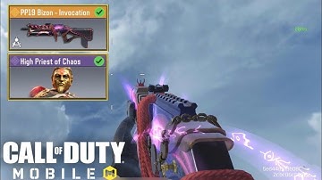 Legendary PP19 Bizon - Invocation | High Priest of Chaos Unlocked! | The Order Draw | COD Mobile