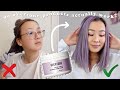 OVERTONE COLOR CONDITIONER REVIEW | PASTEL PURPLE *does it work?!*