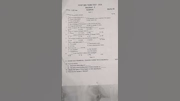 10th standard science first midterm question paper 2025