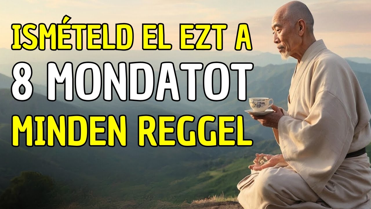 MONDD EZT A 8 MONDATOT MINDEN REGGEL, ÉS TELJESEN MEGVÁLTOZTATOD A NAPODAT | BUDDHIZMUS