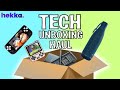 Unboxing Tech Haul - Speaker Bottle, Game Consoles, more - from Hekka