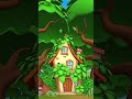 Would you live in this overgrown treehouse? 🏡🌿 #animation #cartoon #shorts