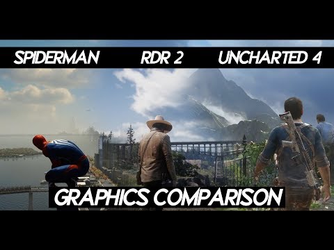 red-dead-redemption-2-"graphics-comparison"-vs-uncharted-vs-just-cause-4-vs-spiderman-|-4k-uhd-2019