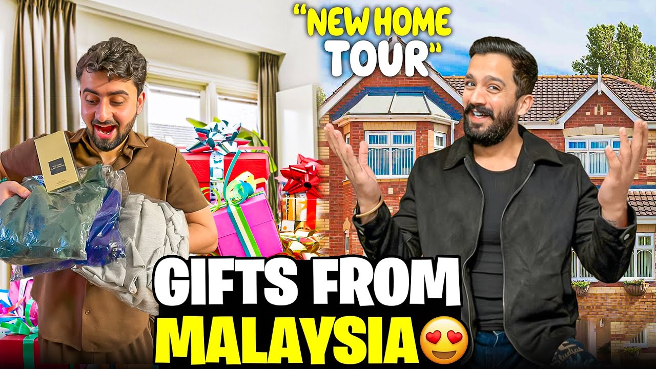 Haider’s Gift Unboxing from Malaysia😱Finally New Home in London😍