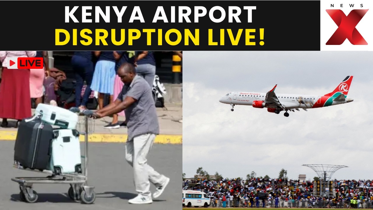 Kenya flight delays LIVE | Flights Stuck, Passengers Waiting; Nairobi Airport Hit by Labour Walkout