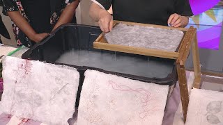 Japanese Papermaking Workshop at The Japanese Culture Center