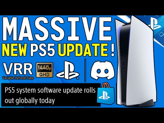 Latest Sony PlayStation 5 system update introduces 1440p VRR support,  Discord and other quality-of-life improvements -  News