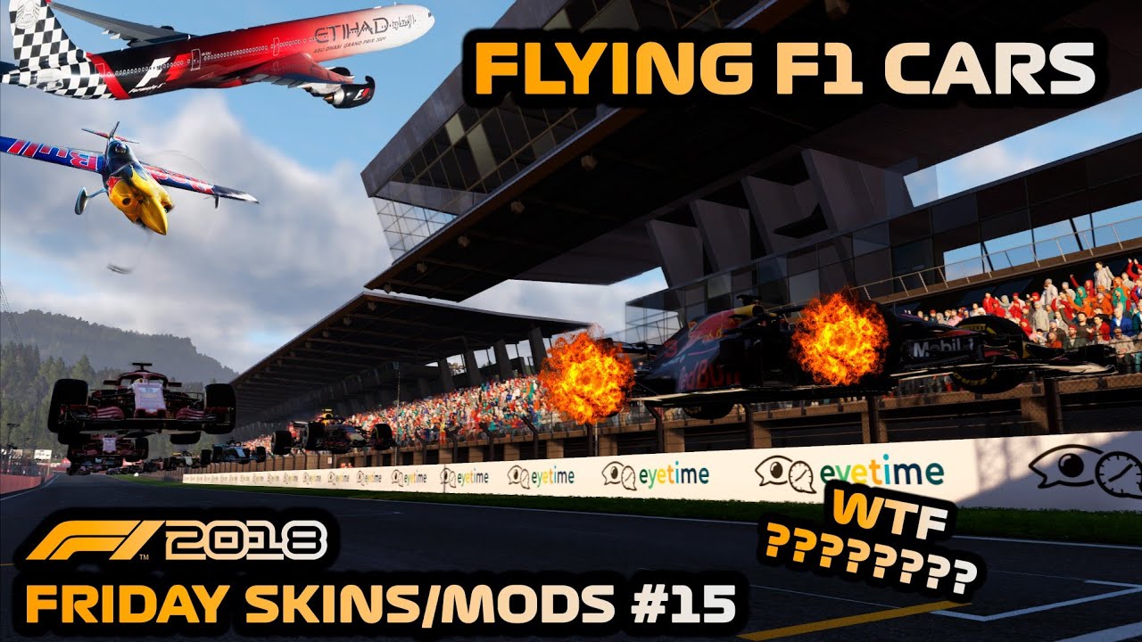 The Antigravity Mod (F1 Cars Literally Flying) - F1 2018 Friday Skins/Mods #15