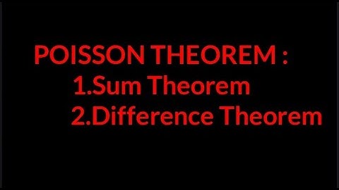 Properties of Poisson process-Additive poison theorem in pqt/probability and random process/pqt in T