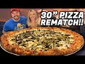 Massive 30" Veggie Lovers Pizza Challenge REMATCH!!
