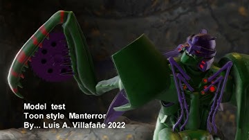 Beast Wars Predacon Manterror animation test