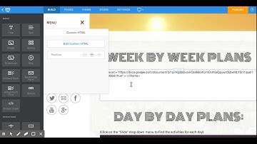 Embedding a Google Doc in Weebly Fix