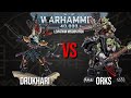 Orks vs drukhari  warhammer 40k 10th edition