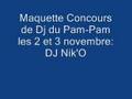 Dj niko maquette du concours de dj