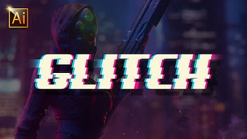 HOW TO CREATE GLITCH EFFECT? ADOBE ILLUSTRATOR TUTORIAL.