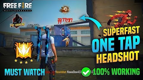 One Tap Headshot in  Free Fire - SAMSUNG,A3,A5,A6,A7,J2,J5,J7,S5,S6,S7,S9,A10,A20,A30,A50,A70