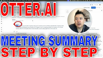 ✅  How To Find Meeting Conversation Summary In Otter.ai 🔴