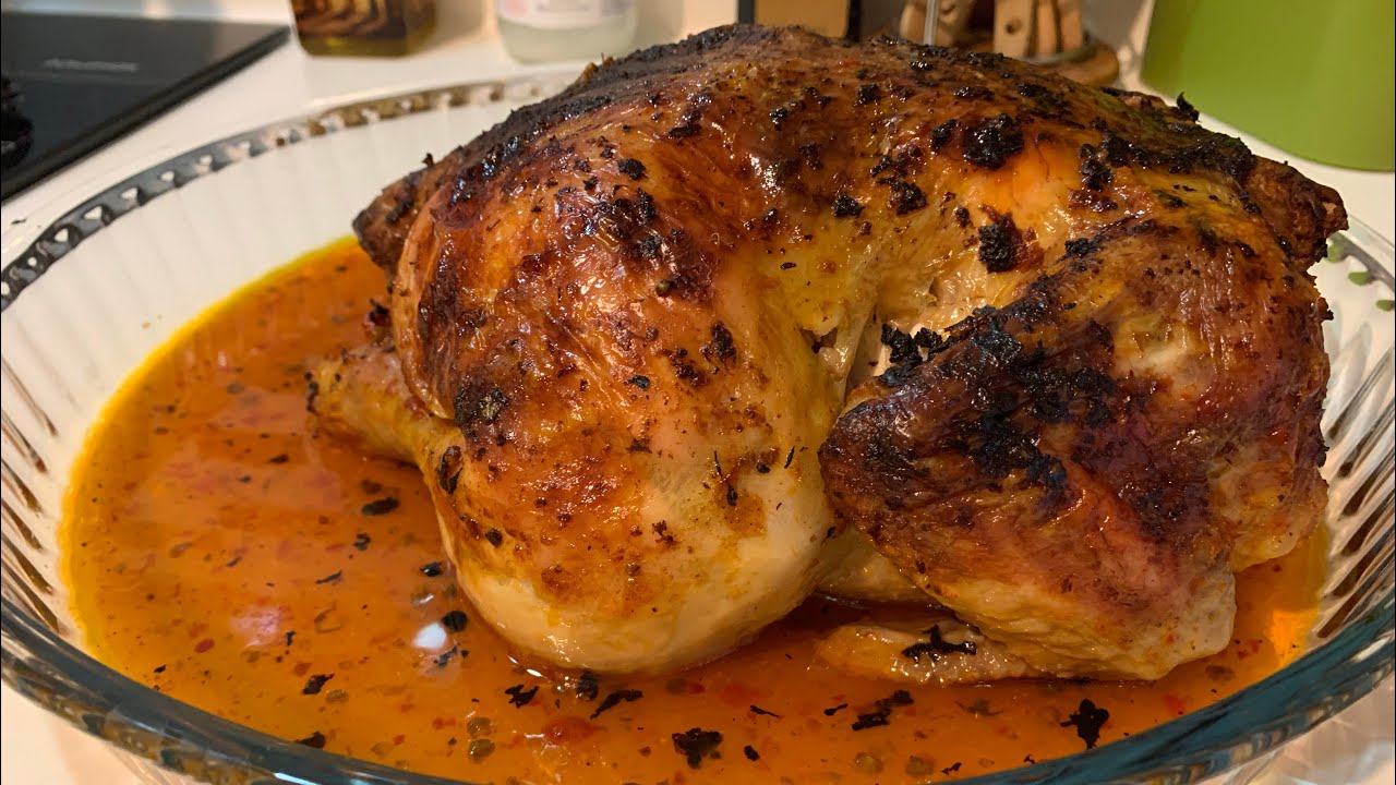 Turkish style Whole Roast Chicken🍗🥘Easy and Delicious Roast Chicken