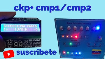 ckp +cmp1 y cmp2 sincronizadas con arduino