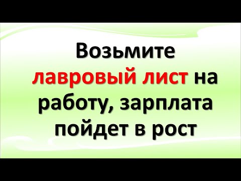 Возьмите лавровый лист, зарплата пойдет в рост. Магические ритуалы на успех и помощь в работе