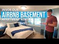 Inside our Airbnb Basement apartment rental