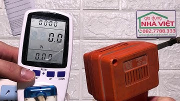 Hướng dẫn sử dụng ổ cắm công tơ đo lượng điện tiêu thụ