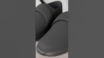 A Pair of Black Shoes (SlicedShoes N1) in Blender - 3D Modeling Timelapse #shorts