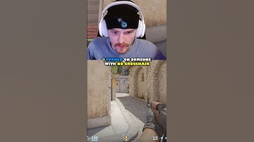 🥱 I TURNED ON SOMEONE WITH NO CROSSHAIR!!! #cs2 #counterstrike2 #csgo