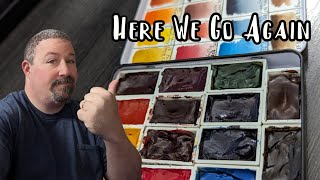 My New QoR/Daniel Smith Watercolor Palette and How I Chose My Colors